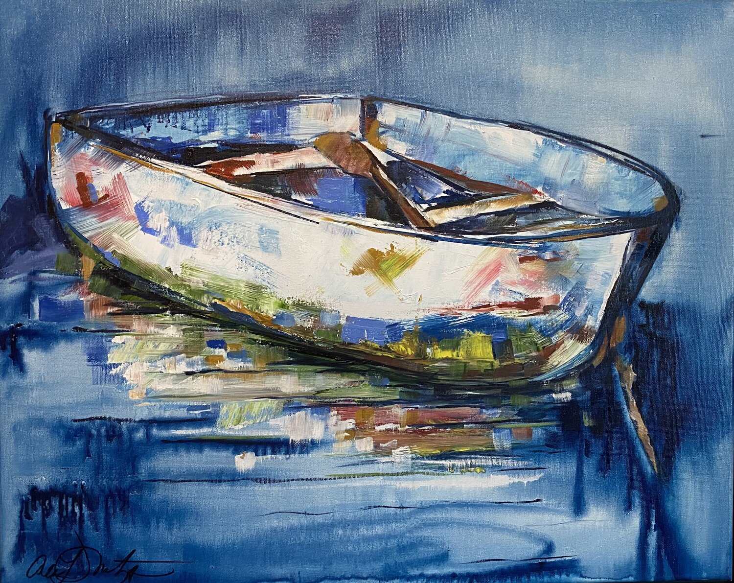 Ready for New Paint Alan Metzger Original painting for sale