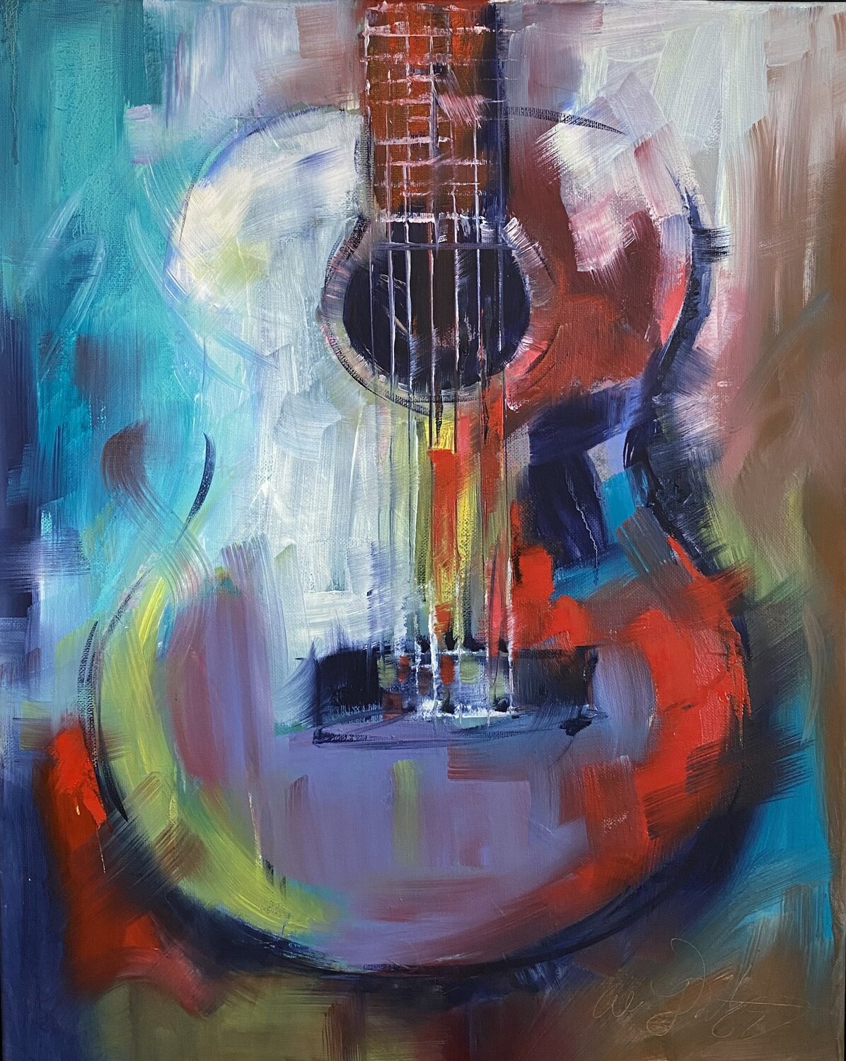 Strum-A-Tune Alan Metzger Original painting for sale