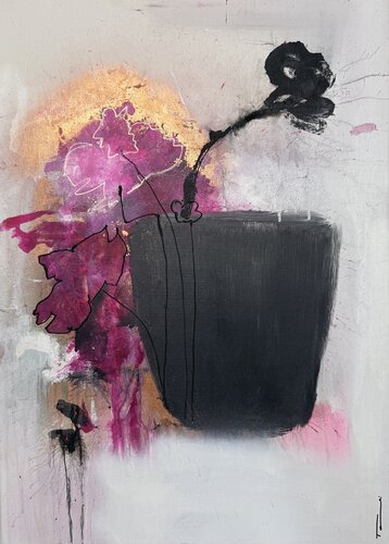 Noir Reliquary by Stefani Tounsi, Painting for Sale on Select