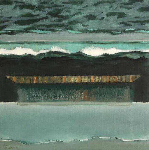 Nördliche Ruhe by Jürgen Büse Filzen, Painting for Sale on Select