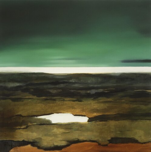 Moorland by Jürgen Büse Filzen, Painting for Sale on Select