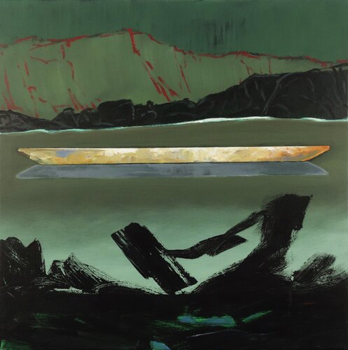 Mit Bestimmtheit by Jürgen Büse Filzen, Painting for Sale on Select