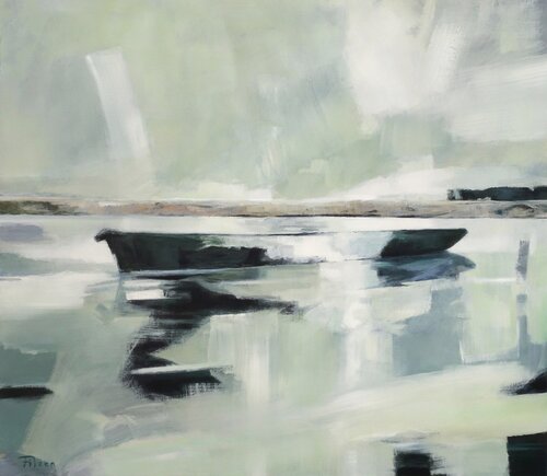 In aller Frühe by Jürgen Büse Filzen, Painting for Sale on Select