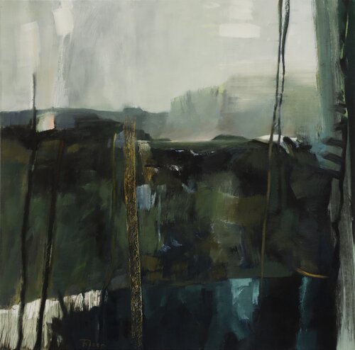 Geburt einer Landschaft by Jürgen Büse Filzen, Painting for Sale on Select