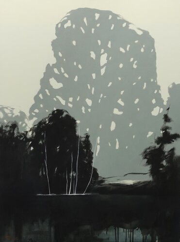 Baumleben by Jürgen Büse Filzen, Painting for Sale on Select