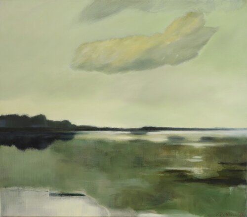 Abend an der See by Jürgen Büse Filzen, Painting for Sale on Select