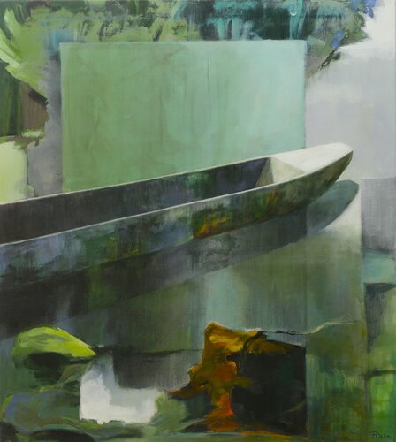 Große Pause by Jürgen Büse Filzen, Painting for Sale on Select