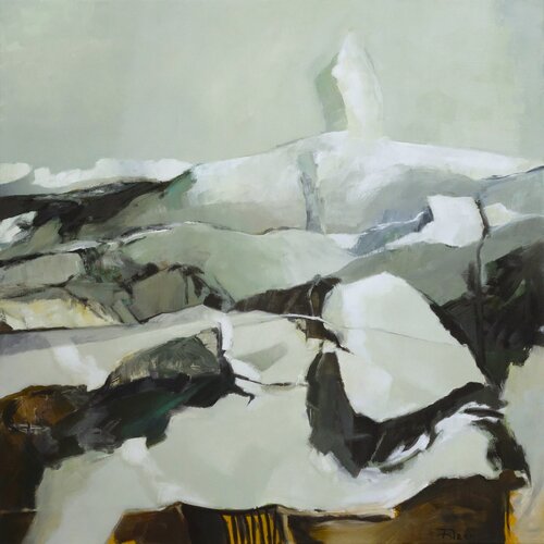 Unbekannte Küste by Jürgen Büse Filzen, Painting for Sale on Select