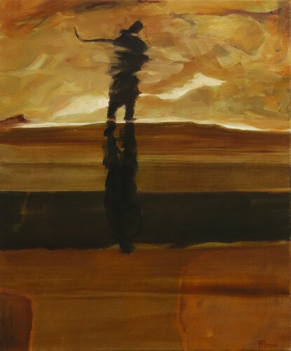 Der Wanderer by Jürgen Büse Filzen, Painting for Sale on Select