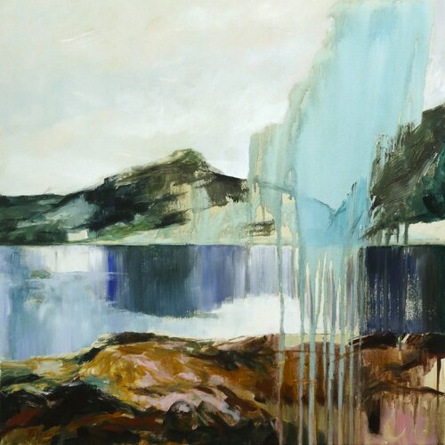 Morgens am Wasser by Jürgen Büse Filzen, Painting for Sale on Select