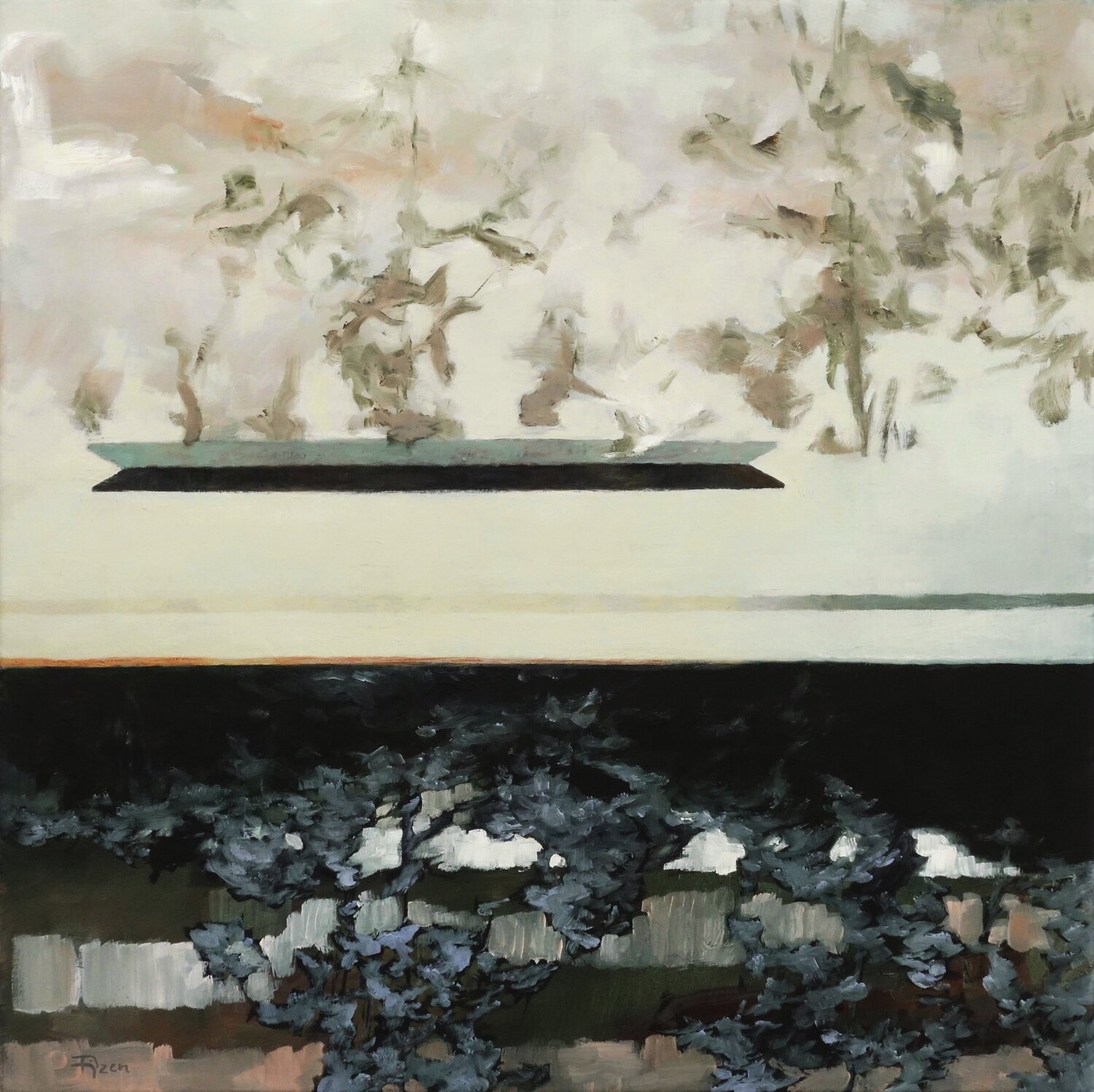 Subjektive Realität Jürgen Büse Filzen Original painting for sale