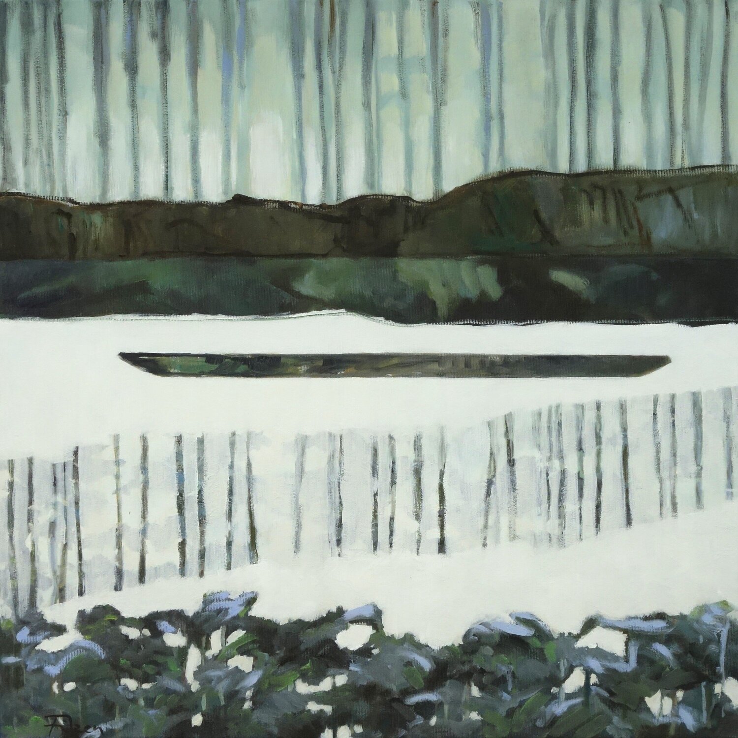 Andere Zeit Jürgen Büse Filzen Original painting for sale