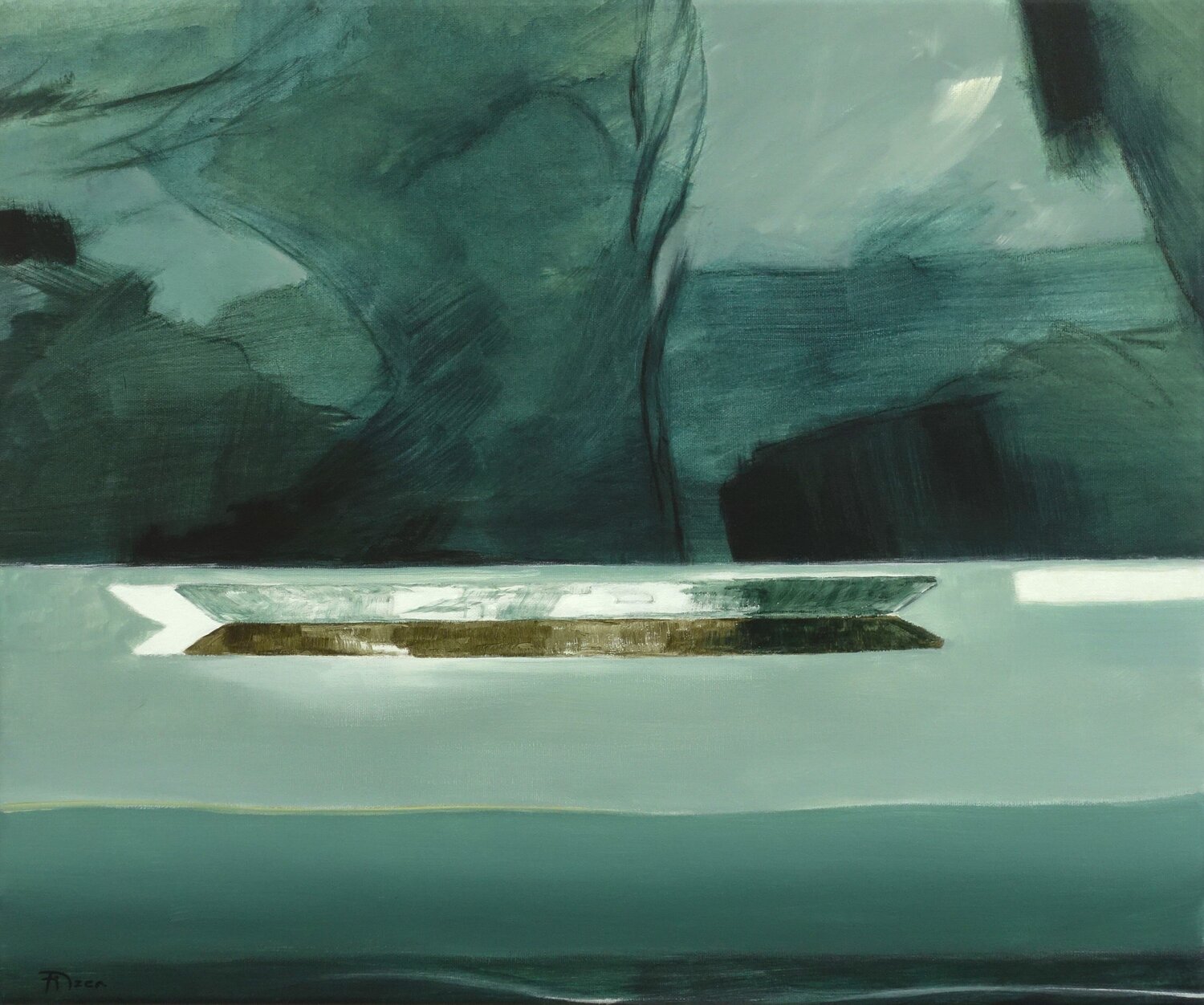 Stille Passage Jürgen Büse Filzen Original painting for sale