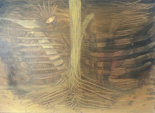 Résonnance Instinctive by NORA BOULESNANE, Painting for Sale on Select