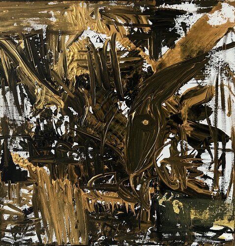 La Matière Vibratoire n° 000 - L'Eveil de la Louve by NORA BOULESNANE, Painting for Sale on Select