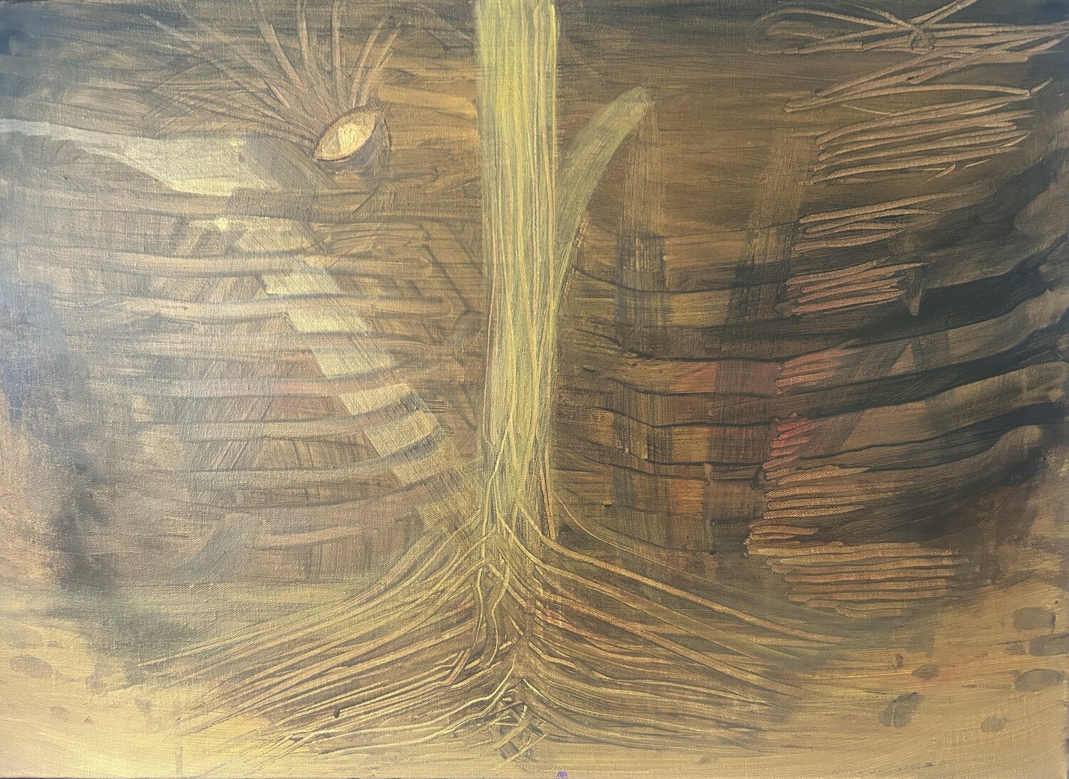 Résonnance Instinctive NORA BOULESNANE Original painting for sale