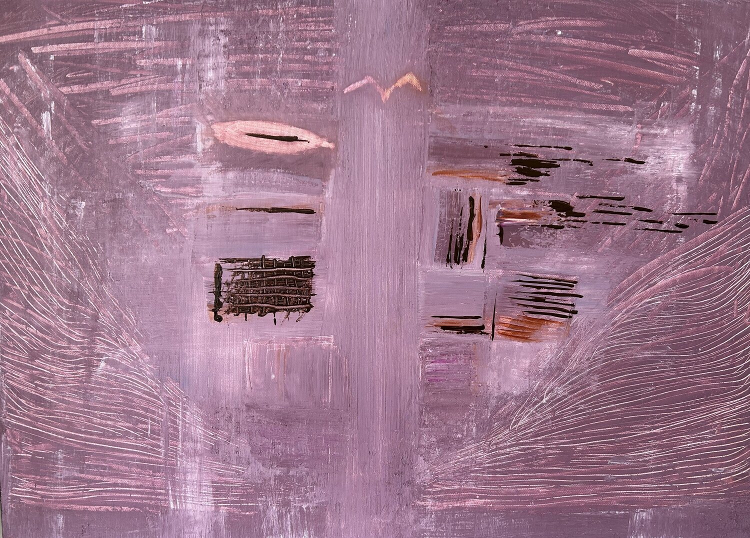 L'Ouverture NORA BOULESNANE Original painting for sale