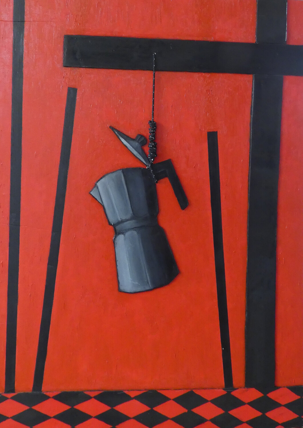 SUICIDE OSCAR VEGA Original painting for sale