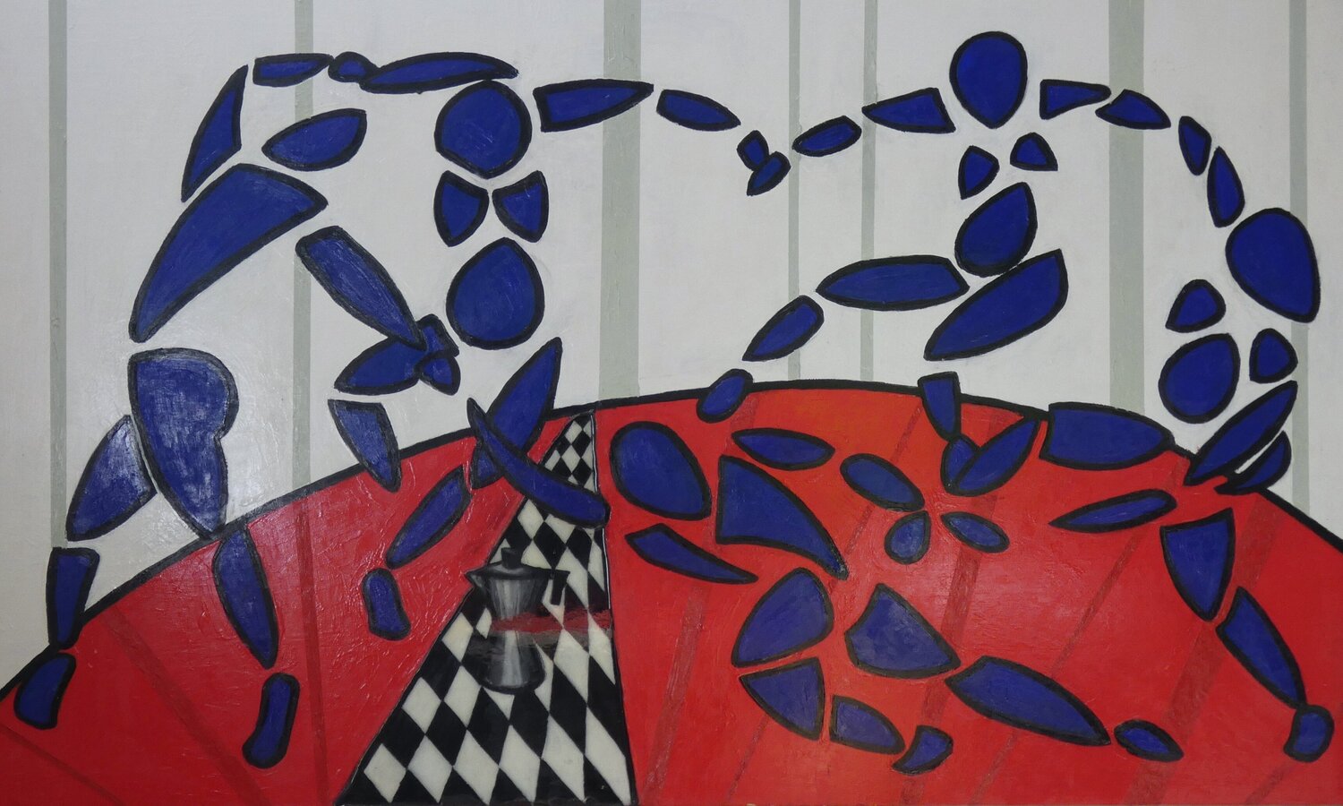HOMENAJE A MATISSE OSCAR VEGA Original painting for sale