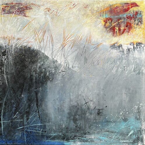 Messager by Isabelle Schenckbecher-Quint, Painting for Sale on Select