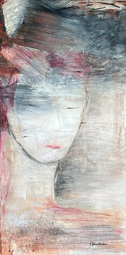 La Déesse Lune by Isabelle Schenckbecher-Quint, Painting for Sale on Select