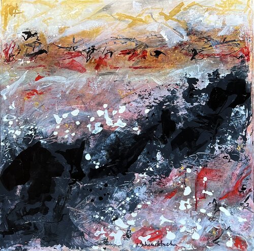 Noir Territoire by Isabelle Schenckbecher-Quint, Painting for Sale on Select