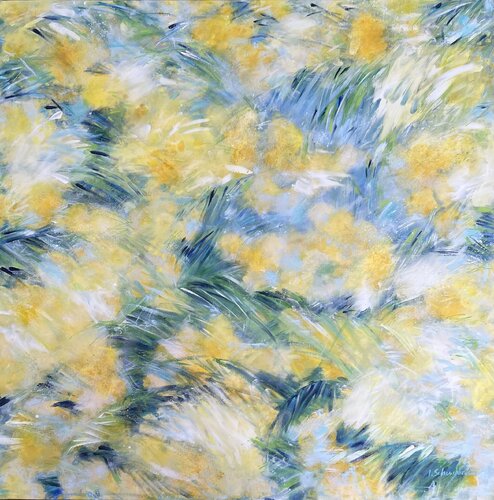 French Riviera by Isabelle Schenckbecher-Quint, Painting for Sale on Select