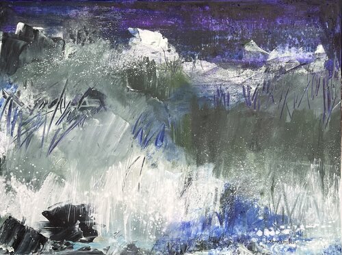 Escapade Nocturne by Isabelle Schenckbecher-Quint, Painting for Sale on Select
