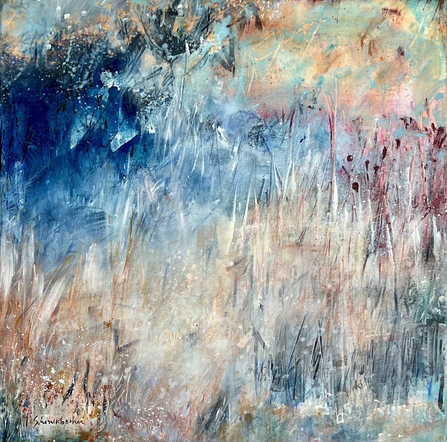 Jardin de Colette II Isabelle Schenckbecher-Quint Originalgemälde zu verkaufen