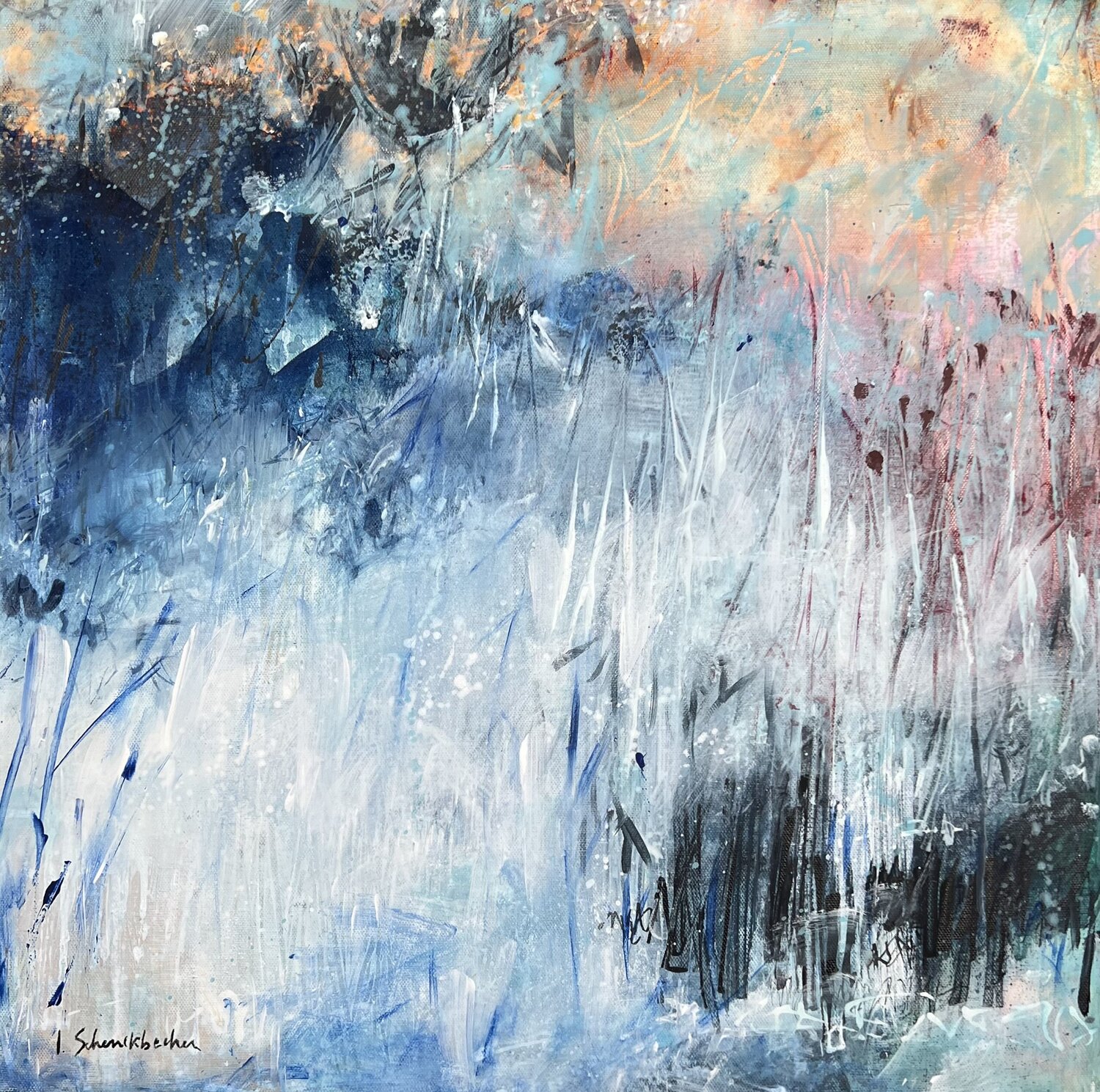Jardin de Colette II Isabelle Schenckbecher-Quint Original painting for sale