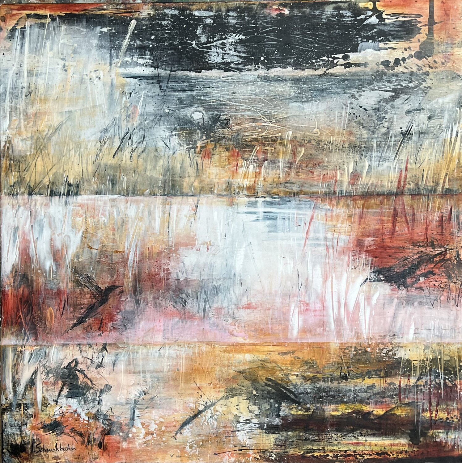Dans le chant des cigales… Isabelle Schenckbecher-Quint Original painting for sale