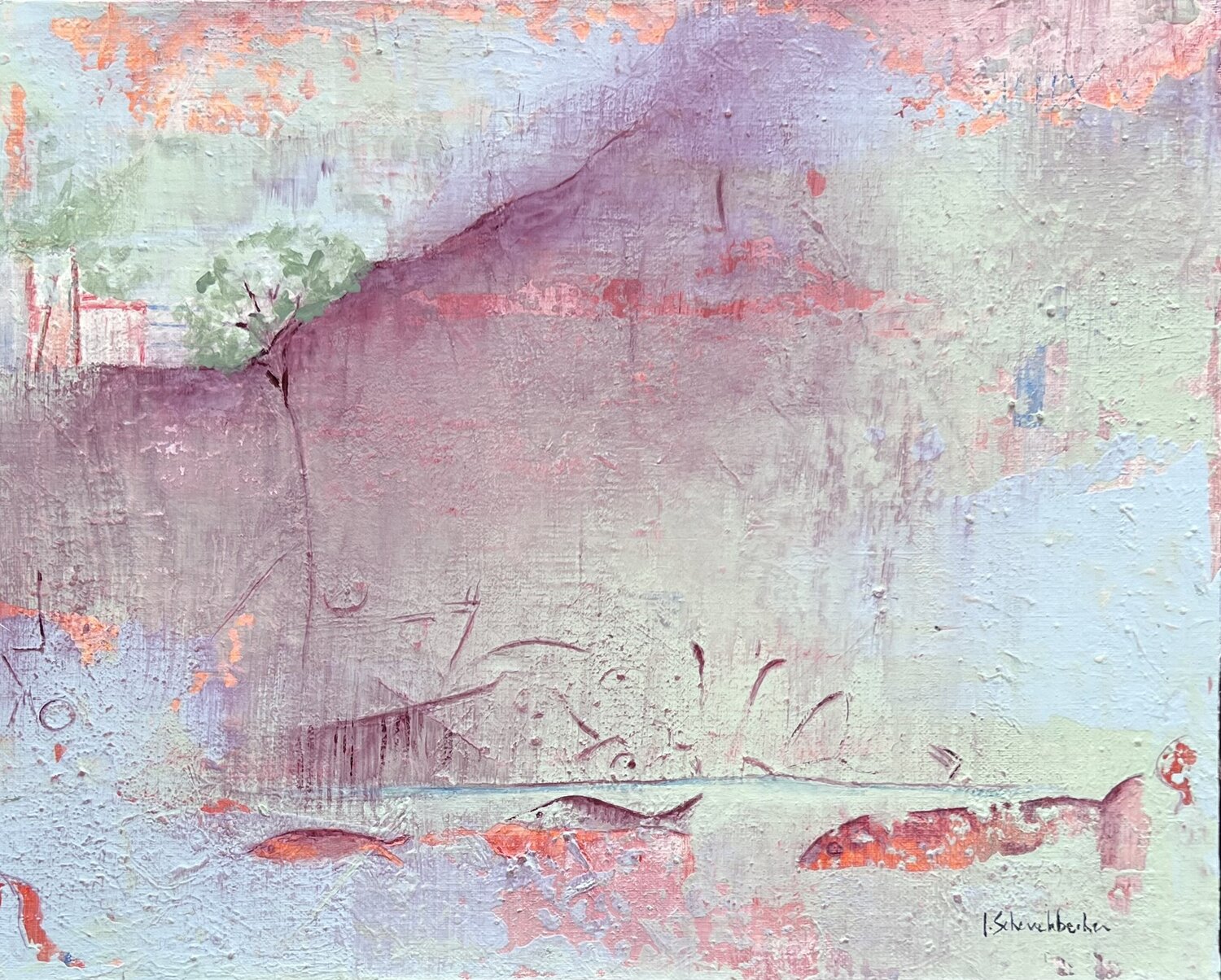 À l’origine Isabelle Schenckbecher-Quint Original painting for sale
