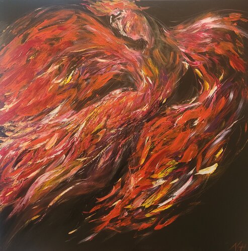 Fuervogel by Nadya Hauswald, Painting for Sale on Select