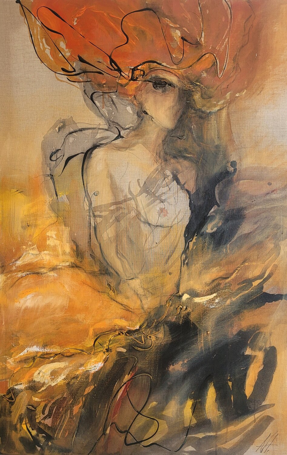 Diva Herbst Nadya Hauswald Original painting for sale