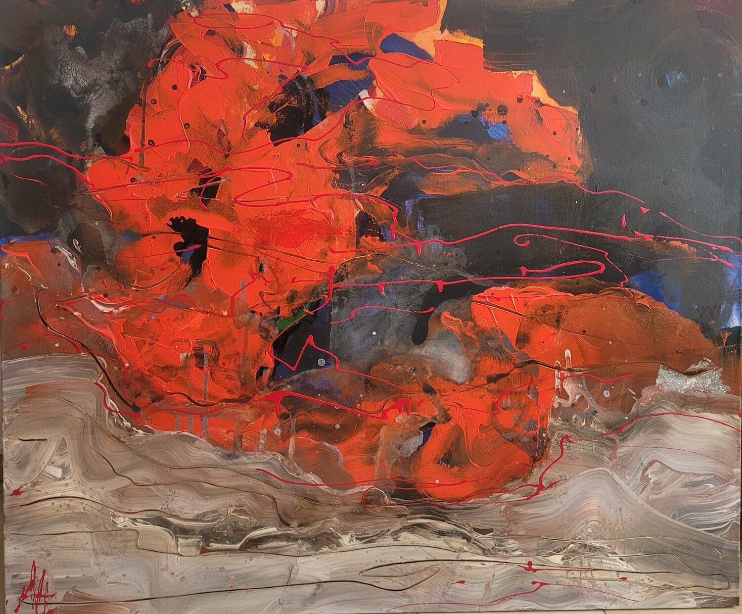 The Ring of Fire Nadya Hauswald Original painting for sale