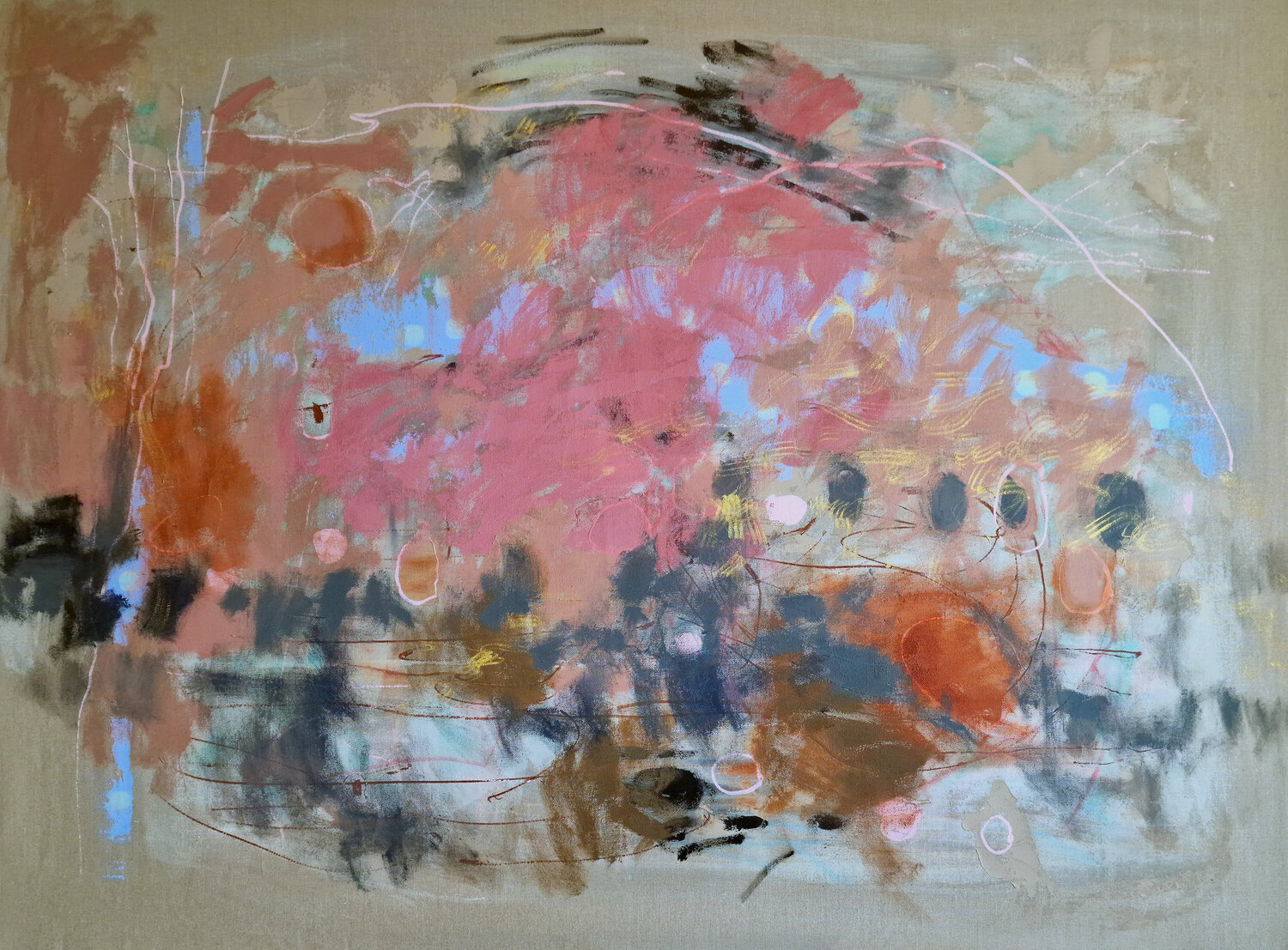 Merging From Wholeness Ulyana Mirta Groffman Original painting for sale