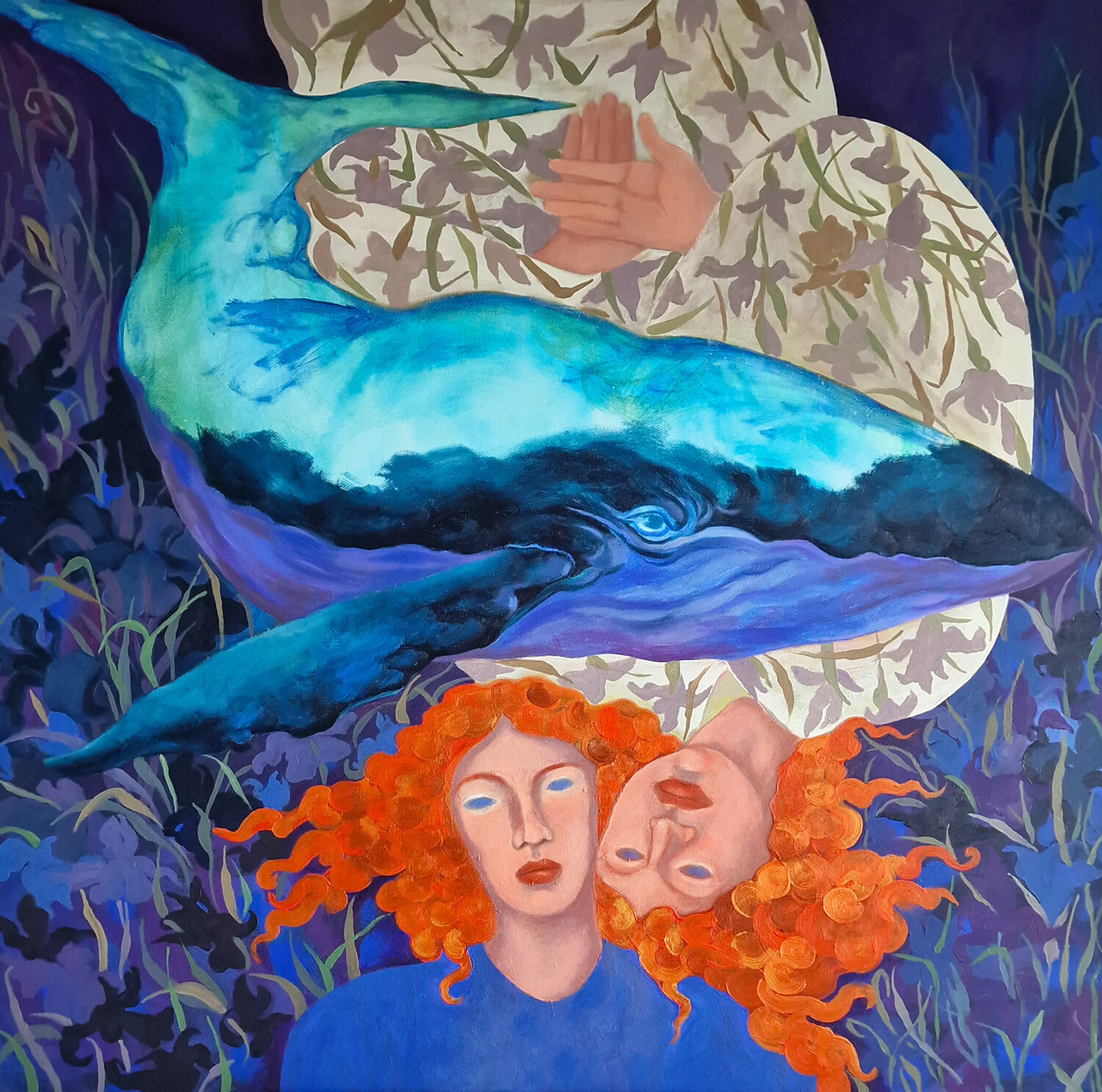 Gemini Ulyana Mirta Groffman Original painting for sale