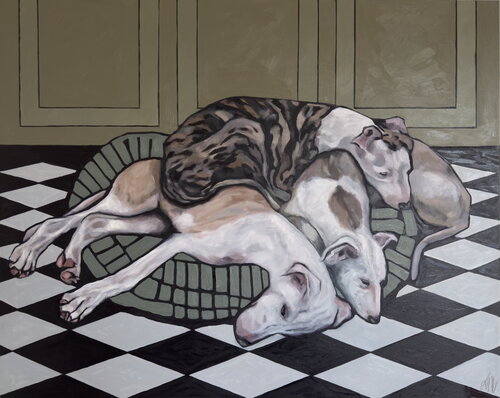 Where they settle by Lorna Mousley, Painting for Sale on Select