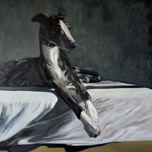 The Whippet by Lorna Mousley, Painting for Sale on Select