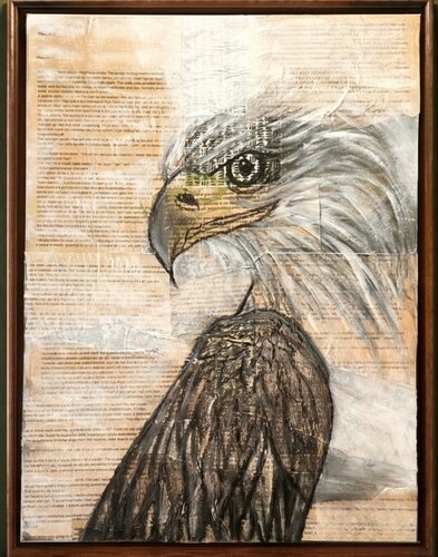 The Messenger of the High Mentor by Stephanie Kutty, Painting for Sale on Select