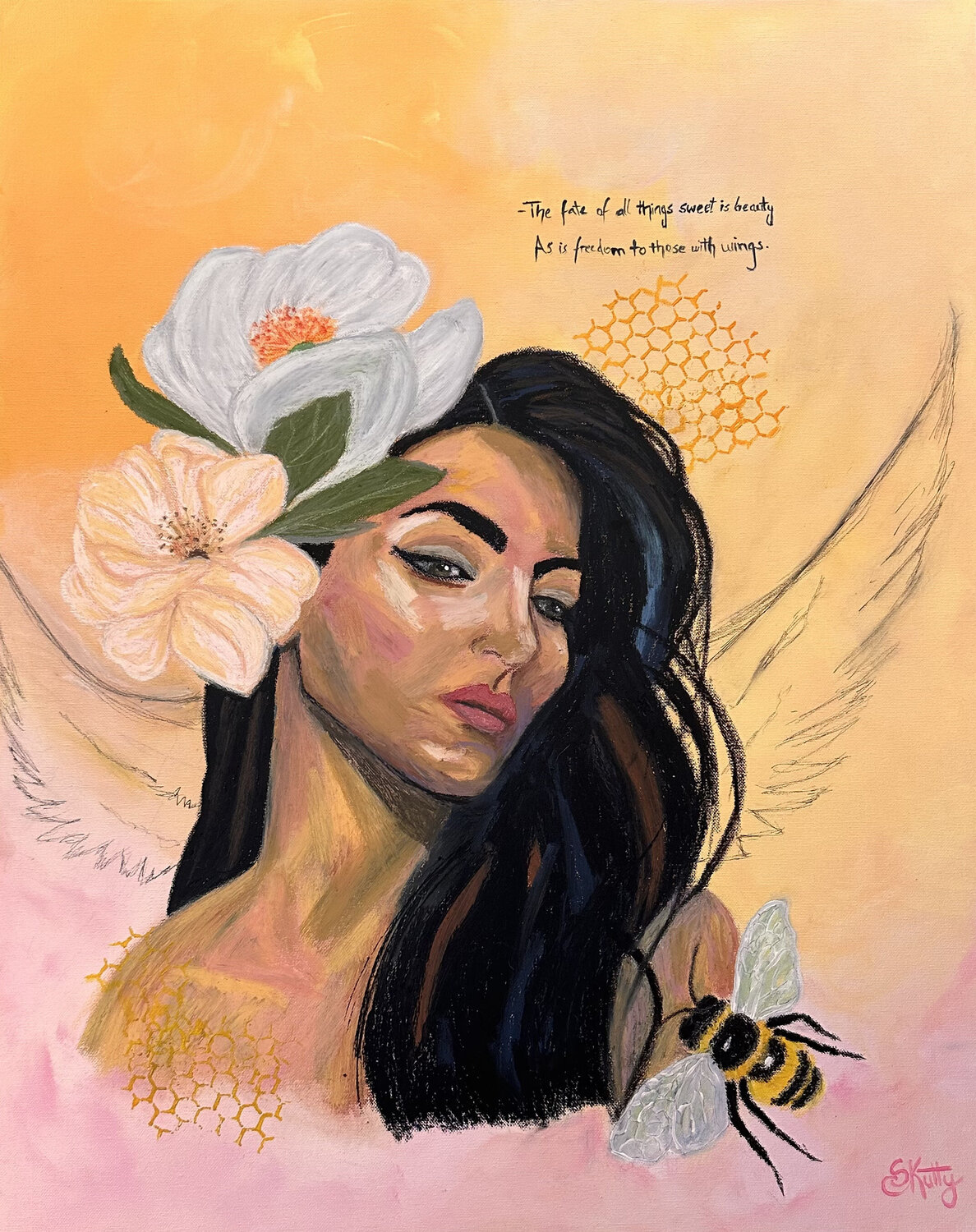 The Fate of All Things Sweet Stephanie Kutty Original painting for sale