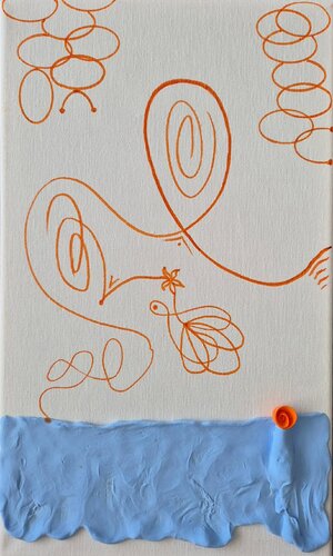 Little Flower by Sheida Mehr, Painting for Sale on Select