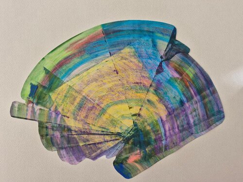 Floating tab by Sheida Mehr, Painting for Sale on Select