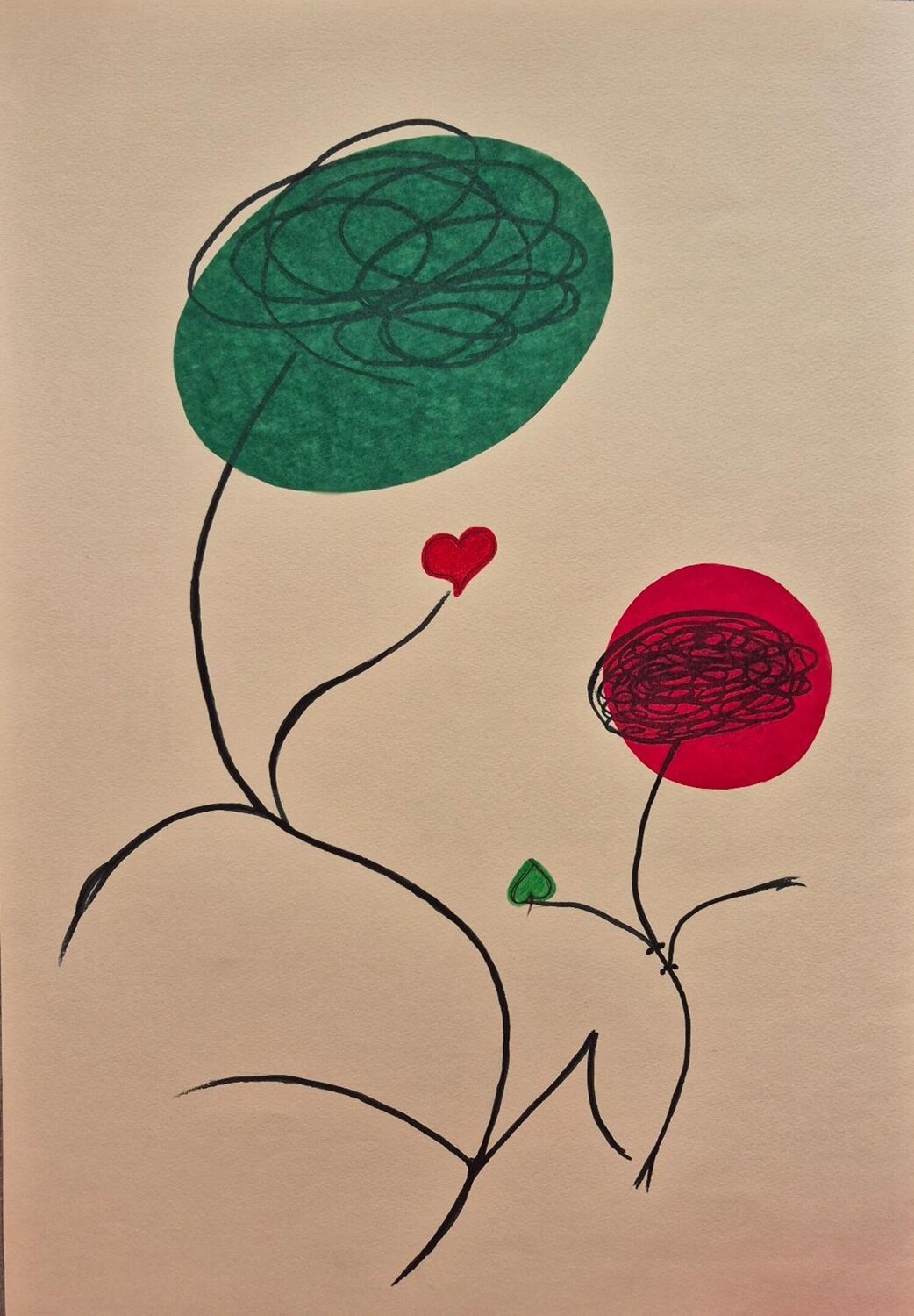 Maternal Sheida Mehr Original painting for sale