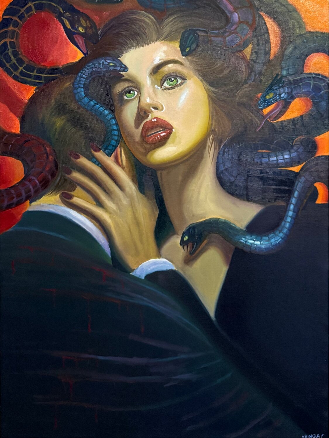 The Last Sunset of the Exile Ivan Garbuzov Drawing for sale