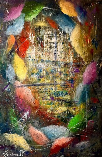 El tiempo pasa by Miroslav Spadrna, Painting for Sale on Select