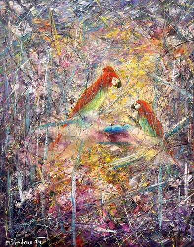 “Esperando nueva vida” by Miroslav Spadrna, Painting for Sale on Select