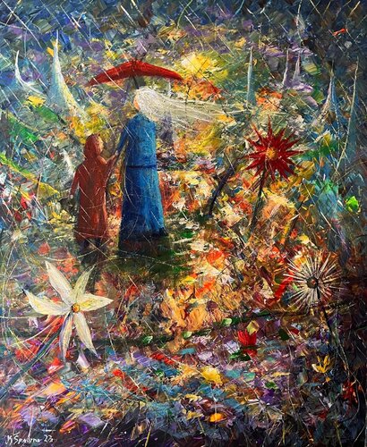 Poderoso amor by Miroslav Spadrna, Painting for Sale on Select