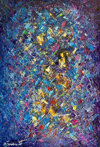 “Cuando la materia recuerda” by Miroslav Spadrna, Painting for Sale on Select