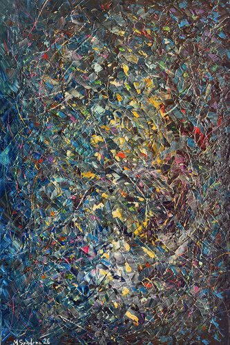 Fragmentos de Energía by Miroslav Spadrna, Painting for Sale on Select